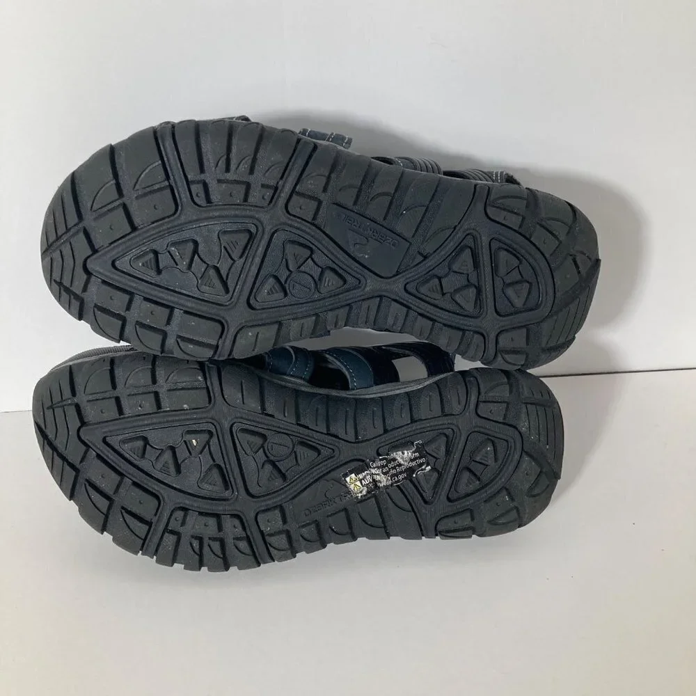 Mens Ozark Trail Closed Toe Hiking‎ Water Sandal Shoe Blue M7 W8.5